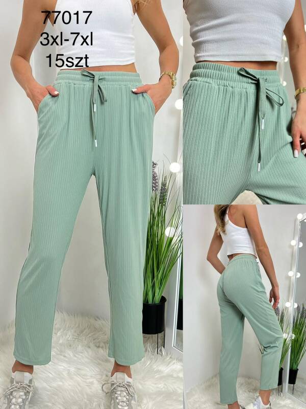 Spodnie damskie  Roz 3XL-7XL, Mix kolor Paczka 15 szt